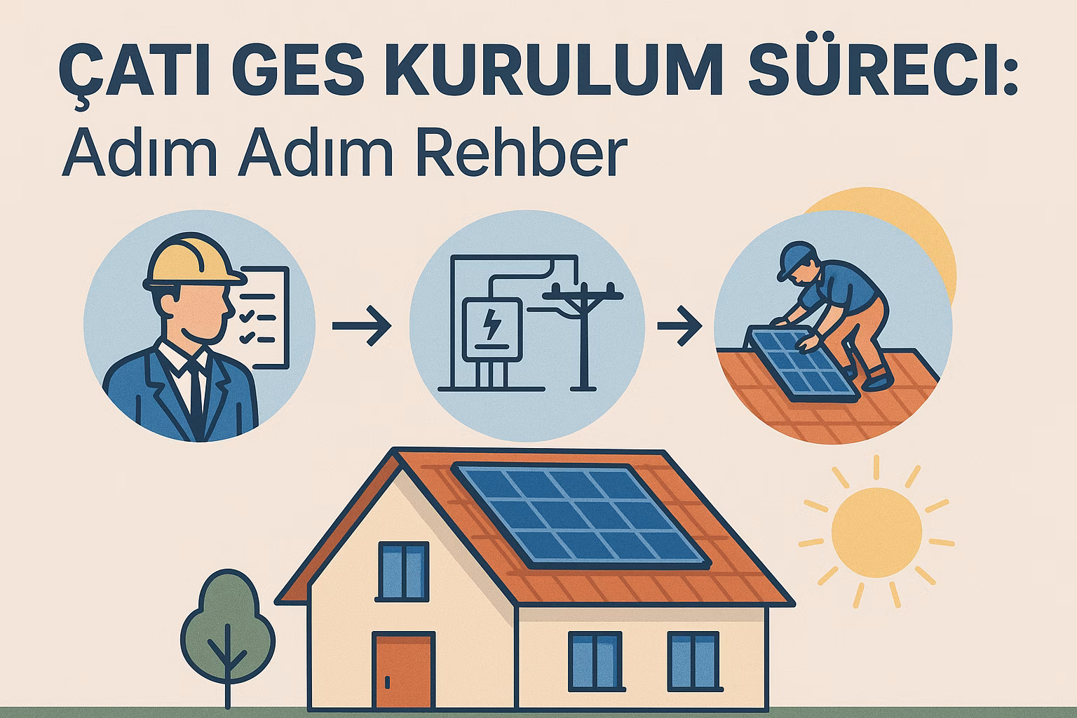 Çatı GES Kurulum Süreci: Adım Adım Rehber