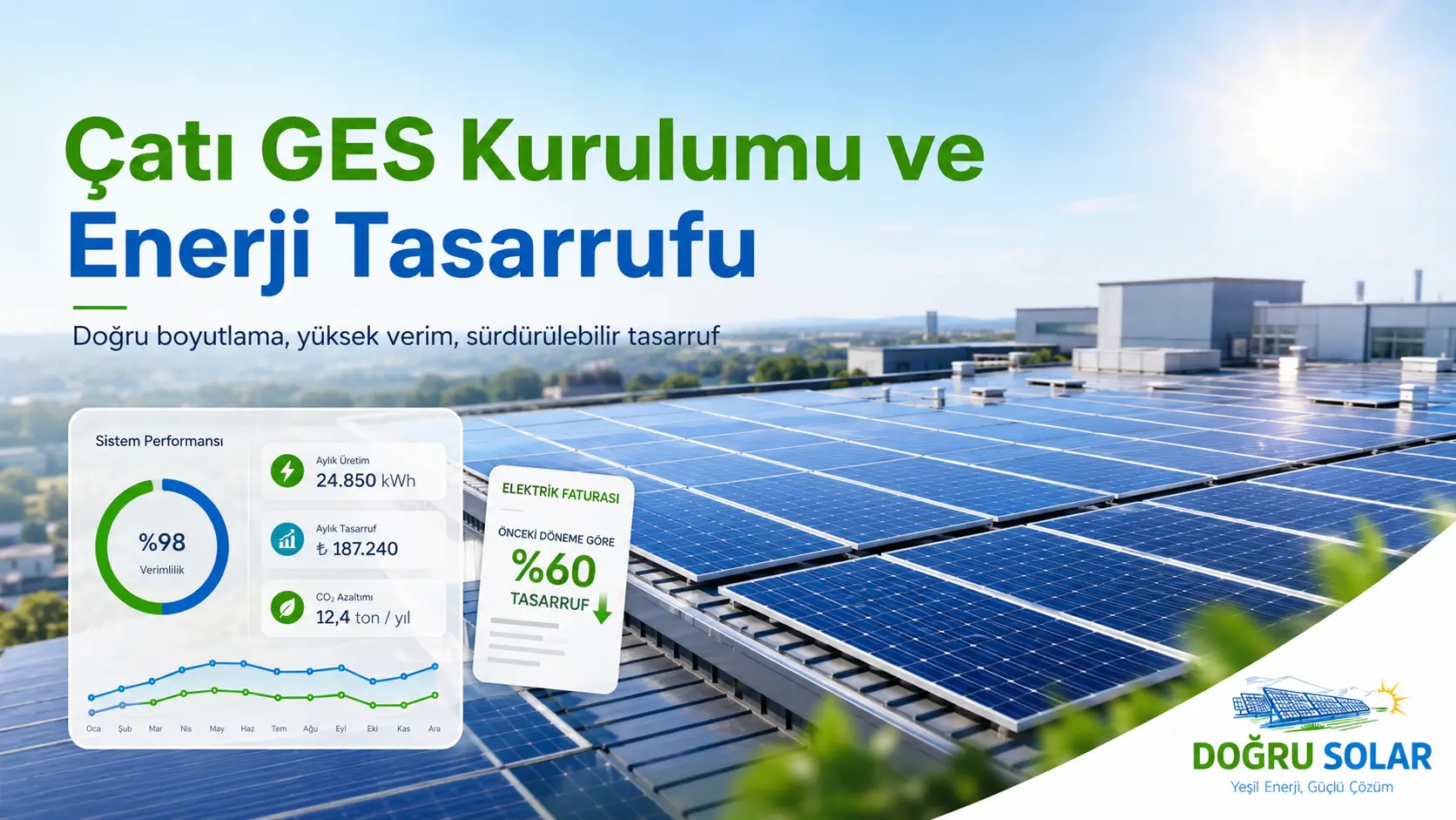 Çatı GES Kurulumu ve Enerji Tasarrufu