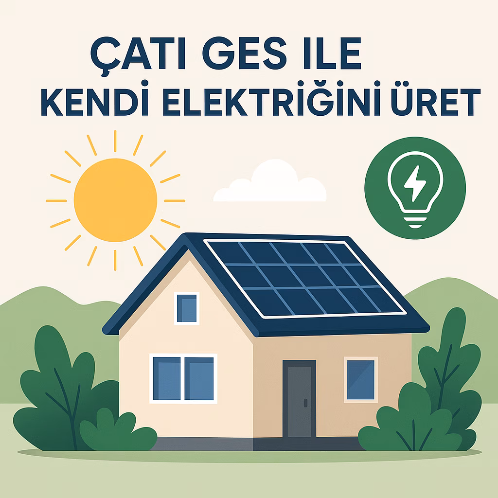 Çatı GES ile Kendi Elektriğini Üret: Sürdürülebilirlik ve Tasarrufun Anahtarı