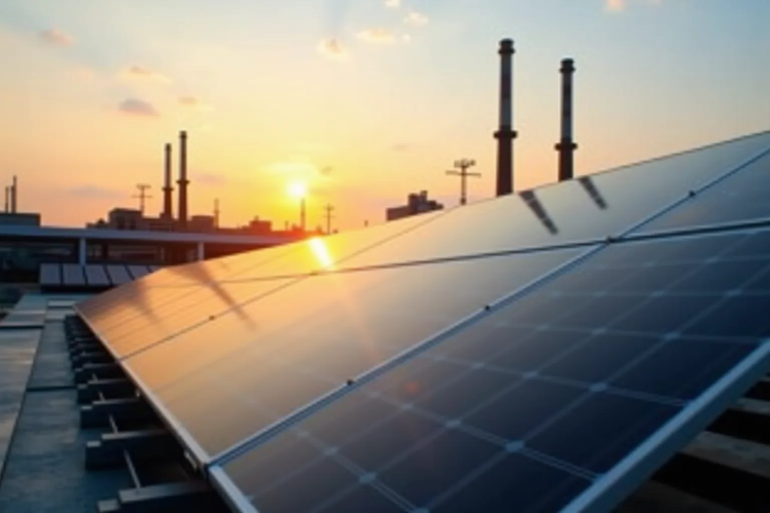 Sanayi tesisleri için çatı GES kurulumu ve enerji maliyeti avantajları