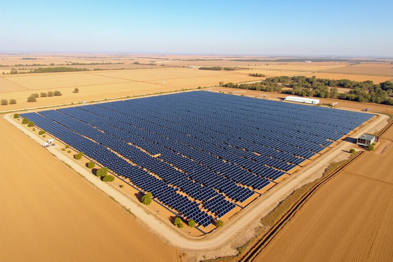 Arazi tipi güneş enerjisi santrali ve mühendislik hesaplamaları