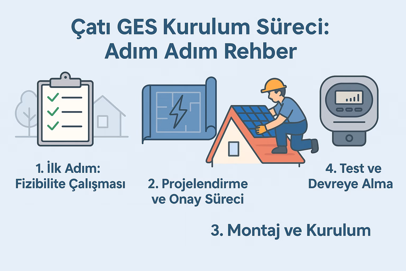 GES montaj işlemi